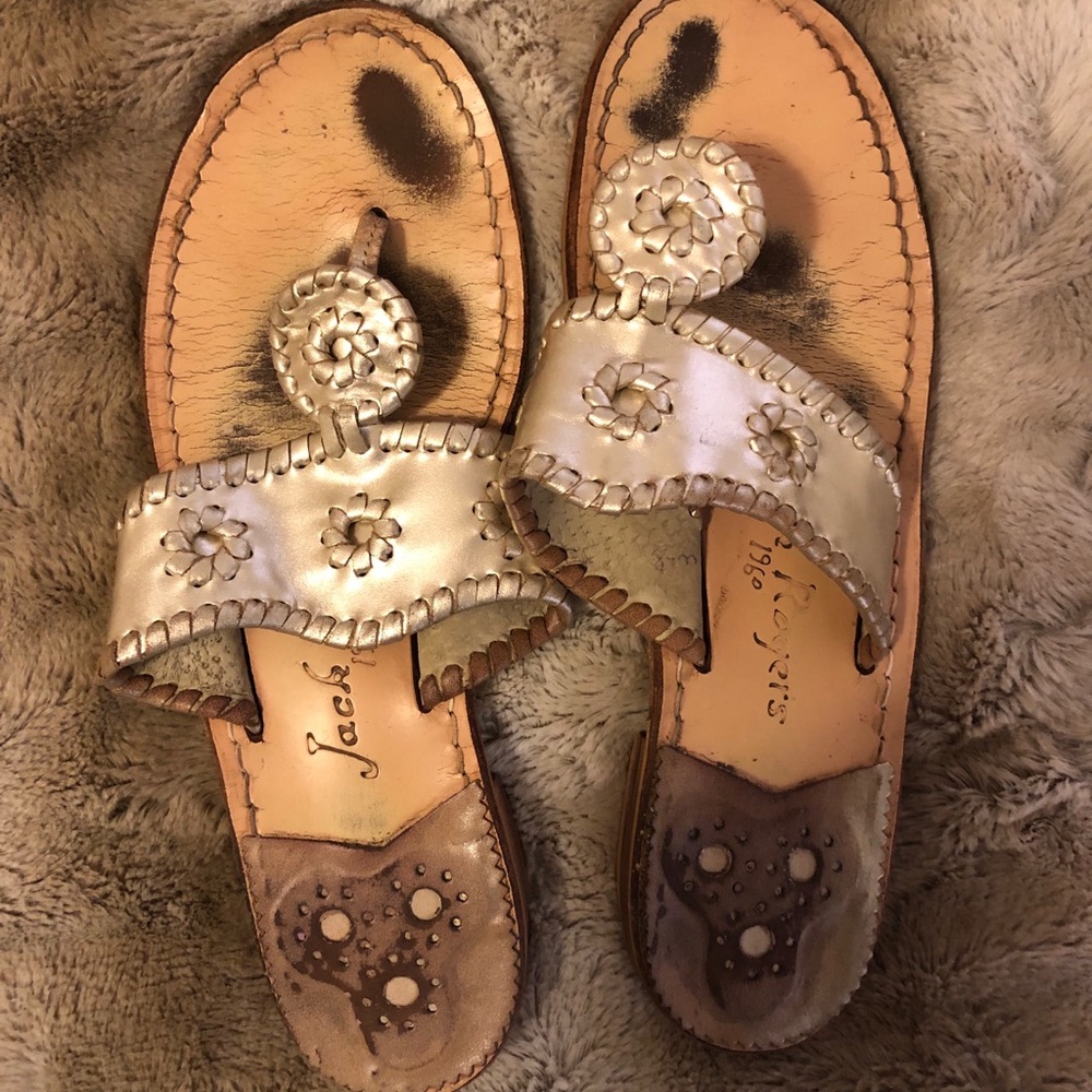 Platinum Jack Rogers size 8